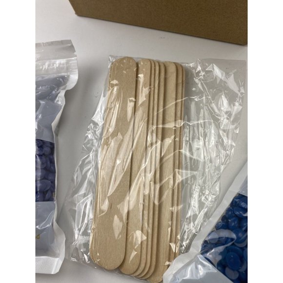 Hair Wax Beads Kit Hair Removal Hot Wax Set with Bowl, Stick Appliers and Beads - Picture 7 of 8